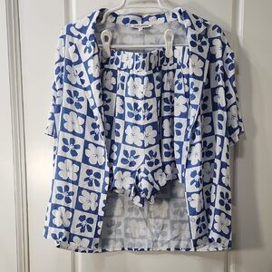 NWOT Pretty Garbage Short Pajama Set Small